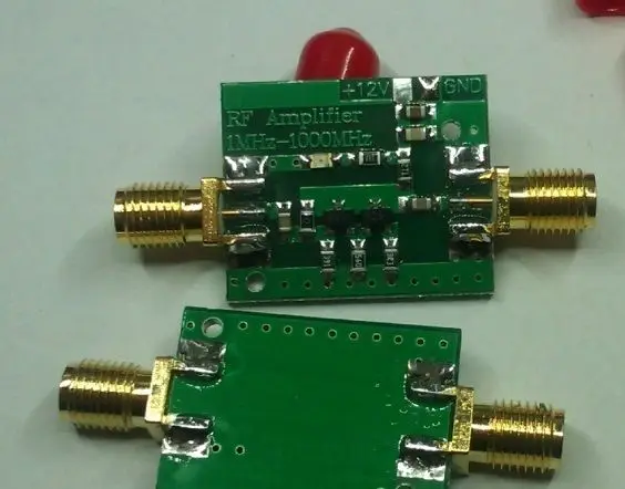 10KHz-1000MHz Broadband Shortwave UV HF RF FM Radio Signal Amplifier 10mW | Электронные компоненты и