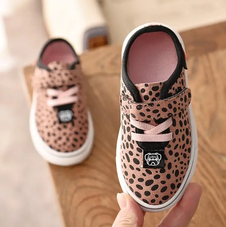 

Children girls casual shoes Girl Leopard Shoes Flat students Shoes 3colors 21-30TX07