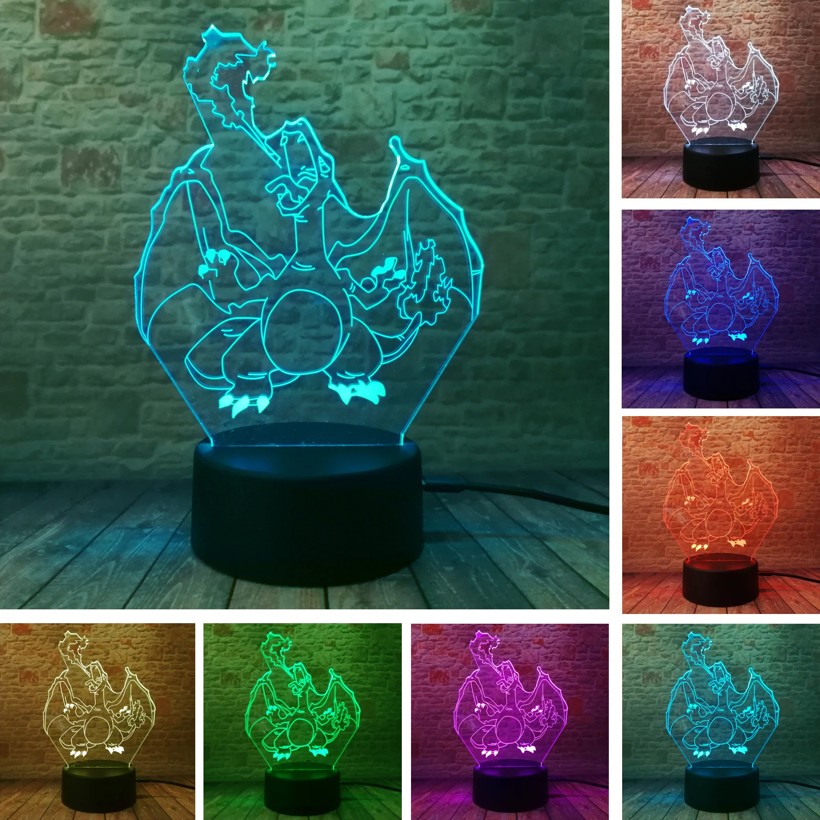 Новый Рождественский подарок Микки Pokemons GO Game аниме кошка Трансформеры 3D