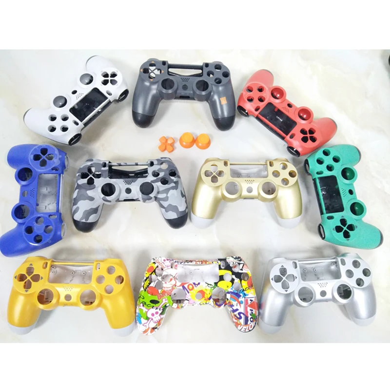 Чехол для контроллера PS4 полная крышка Передняя Задняя жесткий верхний корпус Sony