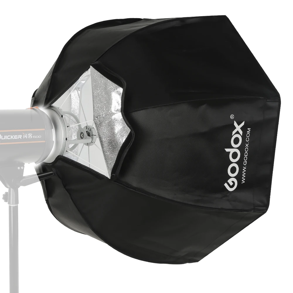 Godox SB-UE 80 см 95 120 портативный восьмиугольный Зонт софтбокс с сотовой сеткой для