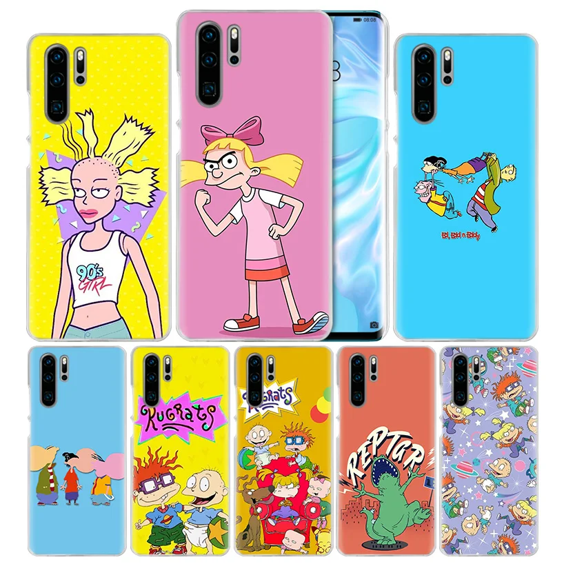 Потрясающий чехол Rugrats для huawei P20 P Smart Z Plus Nova 5 5i P30 P10 P9 P8 mate 10 20 lite Pro жесткий чехол для телефона из поликарбоната
