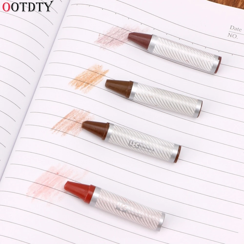 OOTDTY 4 шт. маркер для мебели мелки Ремонтный комплект дерево Touch Up царапин наполнитель для удаления горячей