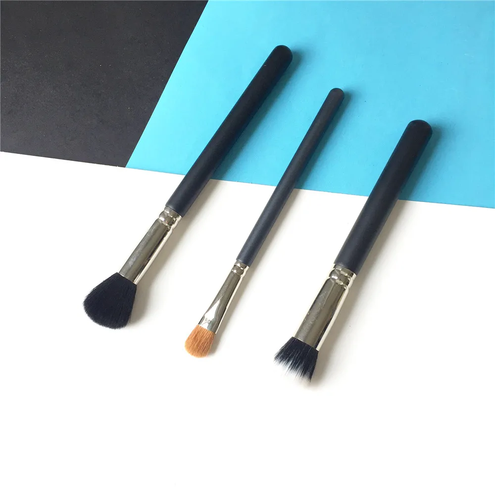 3-PEICES SET Bdbeauty 109 маленькая контурная 130 короткая двойная волоконная 252 большая шейдерная кисть идеальная основа для теней контурная Кисть для макияжа инструмент для смешивания - Handle Color: 3-PEICES SET