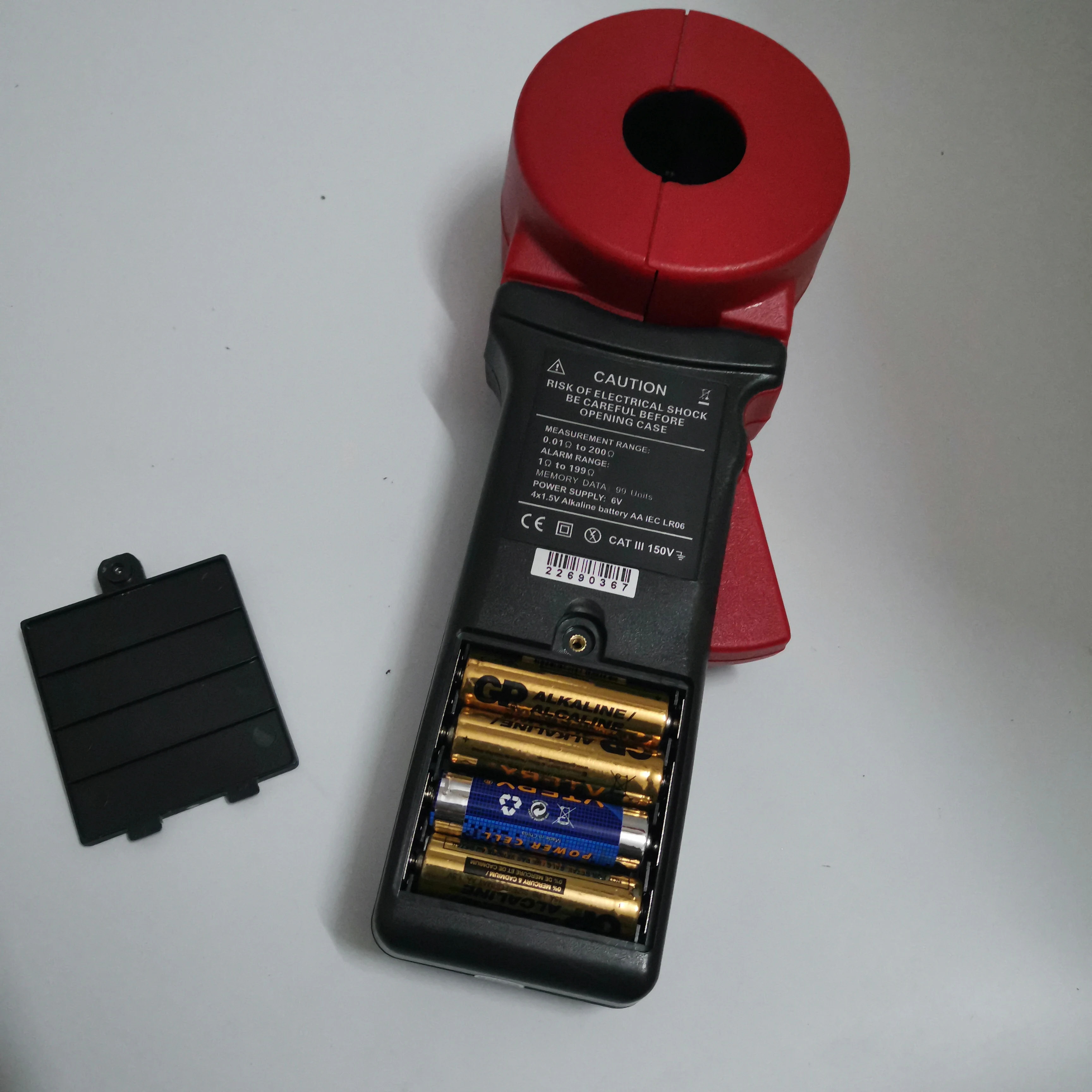 ETCR2100A+ цифровой зажим Сопротивление заземления метр тестер 0,01-200Ω