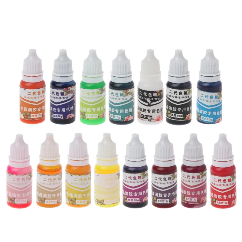 

UV Resin Ultraviolet Curing Resin Liquid Pigment Dye Handmade Art Craft 15 Color