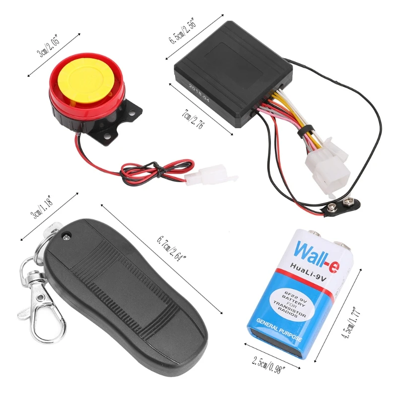 12V мотоцикл велосипед Противоугонная охранная сигнализация Системы дистанционного Управление запуск двигателя