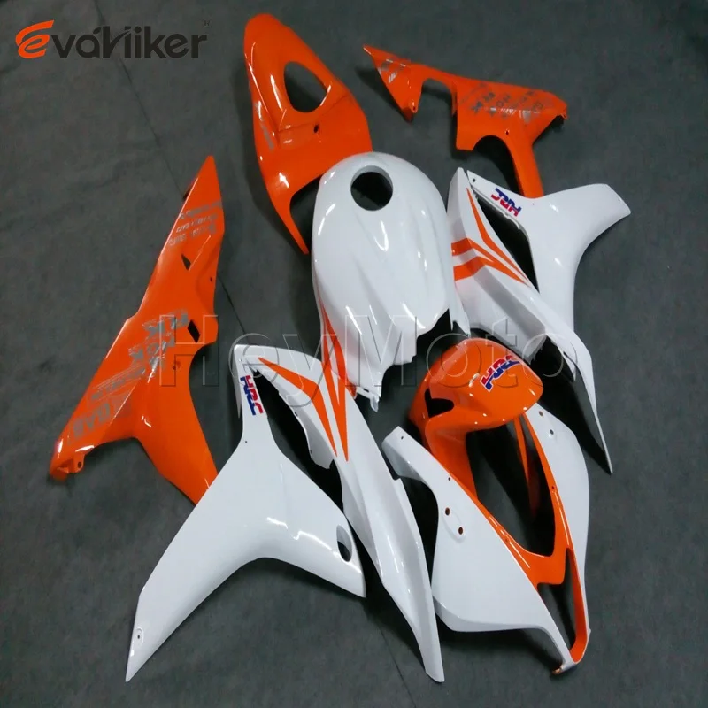 

Обтекатель из АБС-пластика для CBR600RR 2007 2008, оранжево-белый F5 07 08, комплект панелей мотоциклов, литьевая форма H2