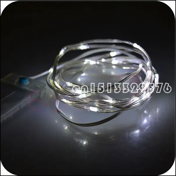 2 м 6 фута 20 led 3 AA на батарейках украшения LED медный/Серебряный провод сказочные