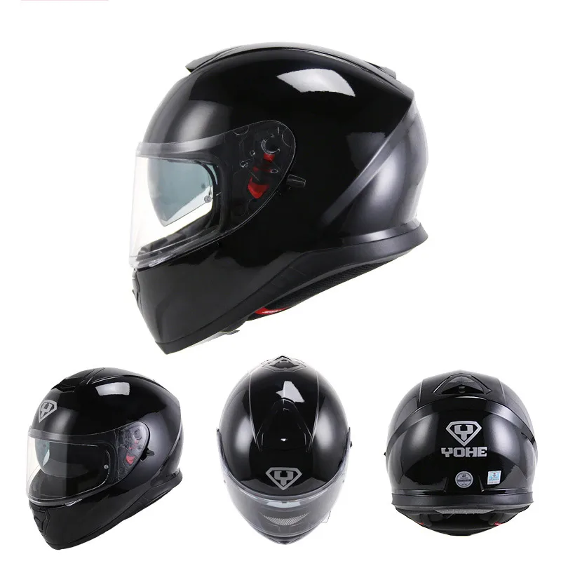 VCOROS full face motorcycle helmet individuality YOHE 976 double sun shield lens motorbike fashion couple moto helmets | Автомобили и