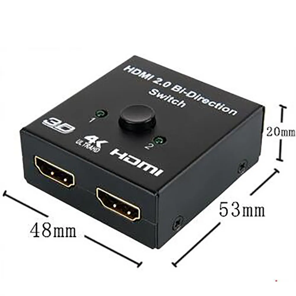 Двунаправленный переключатель eпула HDMI высококачественный 2x1 или