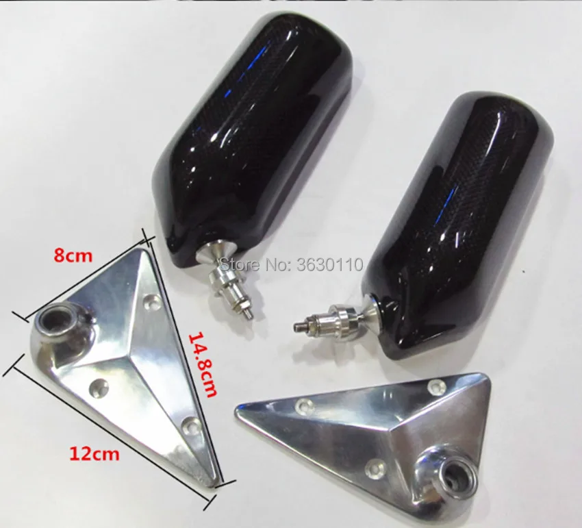 Автомобильные аксессуары из углеродного волокна F1 StyleMirrors с металлическим