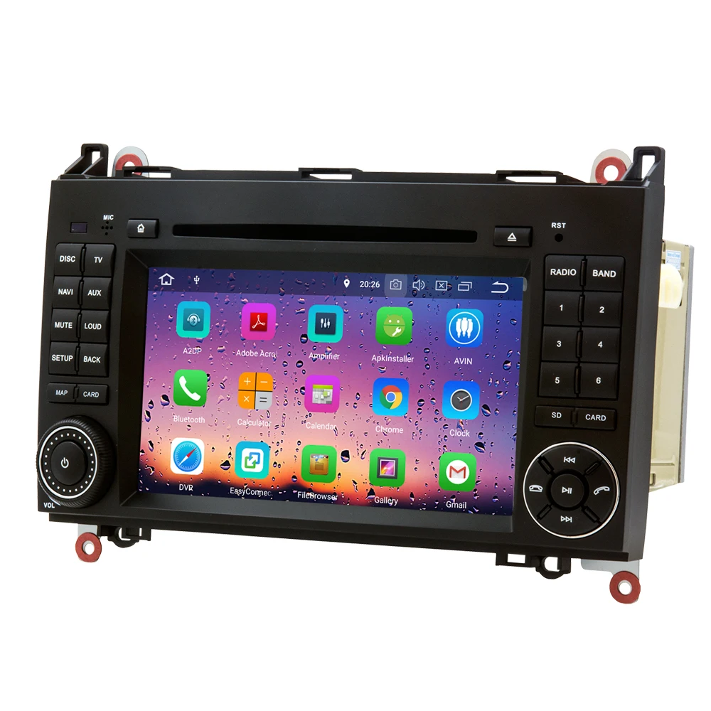 Автомобильный DVD плеер IPS Android 8 0 для Mercedes Benz B200 W169 W245 W906 Sprinter Viano Vito GPS радио стерео