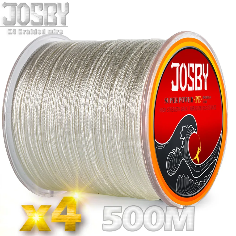 4 нити 500 м PE плетеная рыболовная леска tresse peche соленая Улучшенный Экстремальный