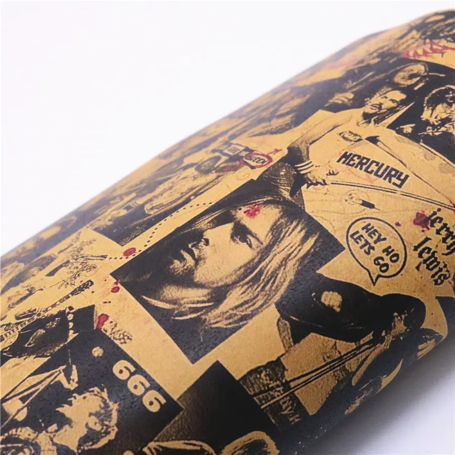 Винтажный постер о рок-н-ролле музыкальные плакаты известный рок-певец США Ретро