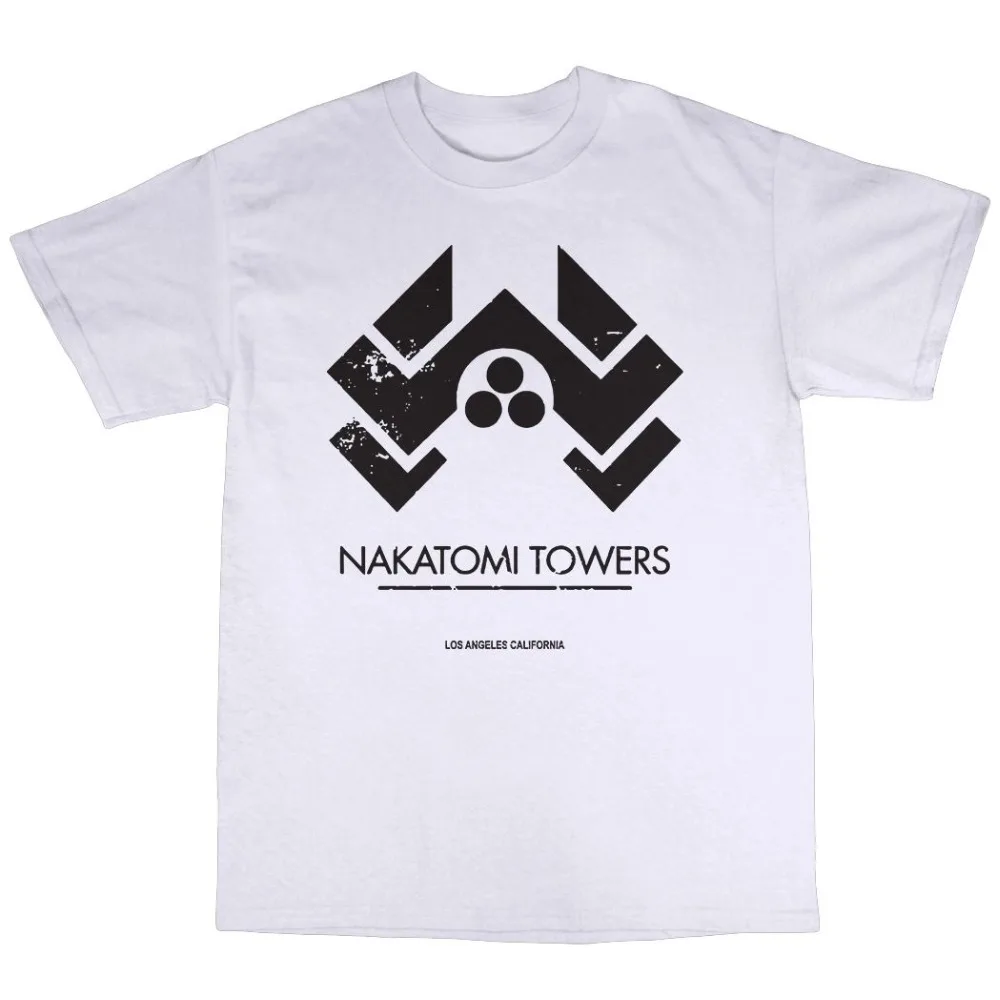 2018 Летняя Повседневная футболка с принтом Накатоми и башнями 0% хлопок