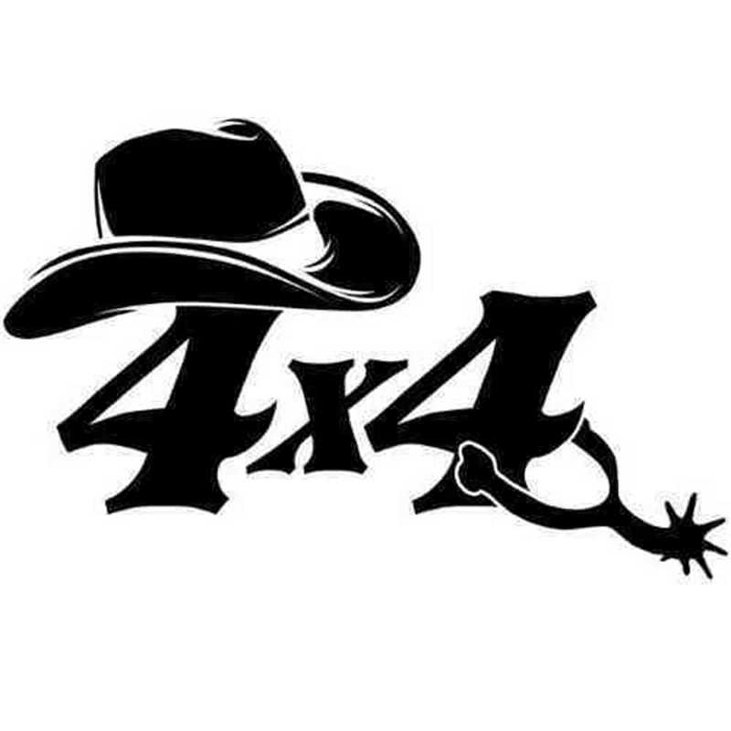 

4x4 cowboy Motorcycle SUVs Bumper Car Window Laptop Car Stylings Decor Decals