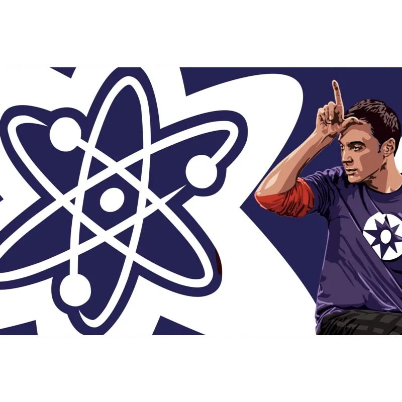 The Big Bang Theory Poster Silk Fabric Print Cloth Wall Custom Satin 40X60cm 50X75cm 60X90cm | Дом и сад