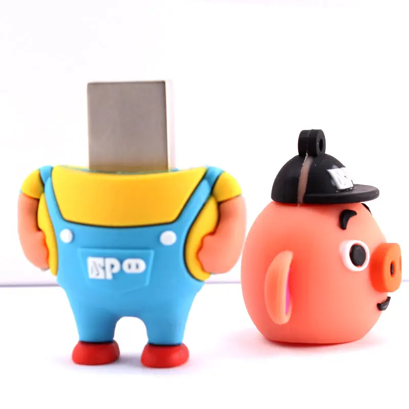 Ingelon Pendrive Animado USB флэш накопитель с героями мультфильма 8 ГБ 16 32 милый пингвин clef usb
