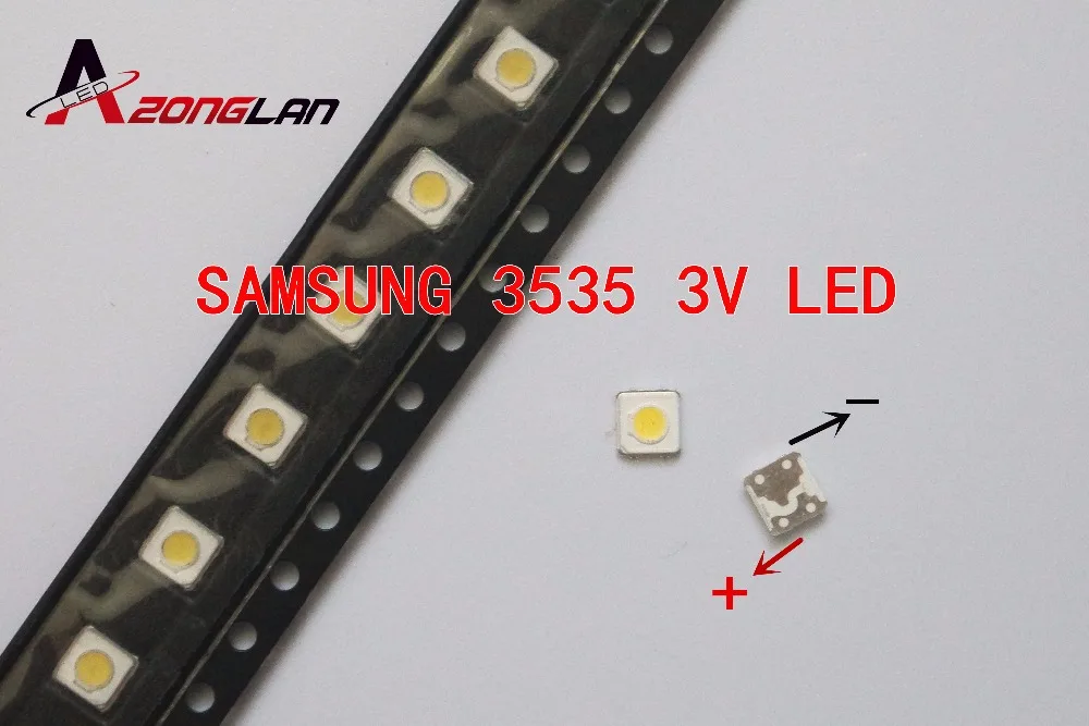 1000 шт. светодиодные лампы для подсветки телевизора 1 Вт 3 в 3537 лм|light beads|power led 1w