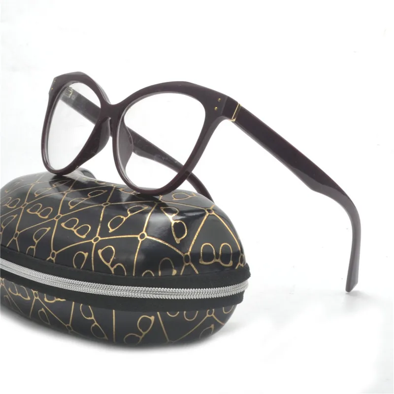 Новинка 2018 Женская оправа для очков в форме кота мужские винтажные очки с