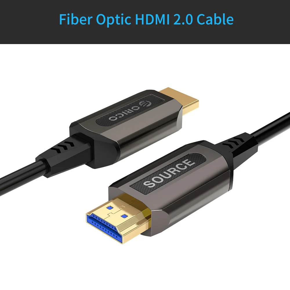 ORICO HDMI2.0 Кабель Штекерный HDMI2.0 кабель 4 к 60 Гц 18 Гбит/с Оптическое волокно HDMI разъем для ТВ ПК проектор ноутбук компьютер