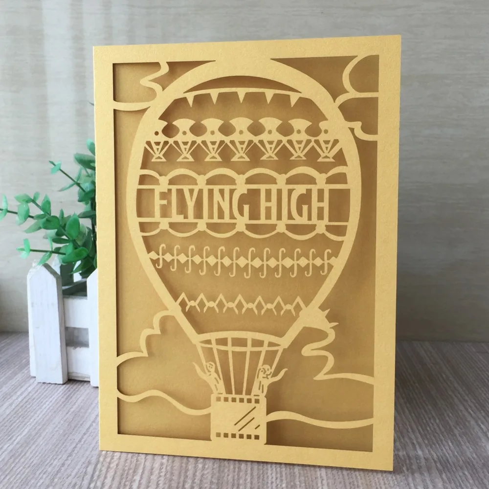 

35Pcs/Lot Flying High Business Invitation Card For Graduation Back To School Wedding Birthday Blessing Greeting Grand Event