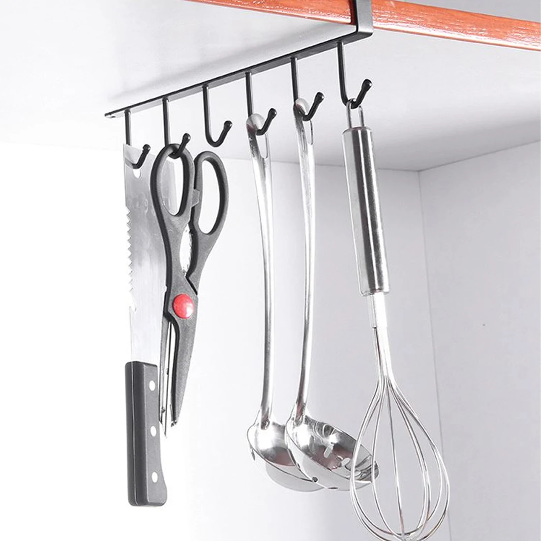 Черный/белый Утюг 6 крючков кухонные принадлежности органайзер для ванной