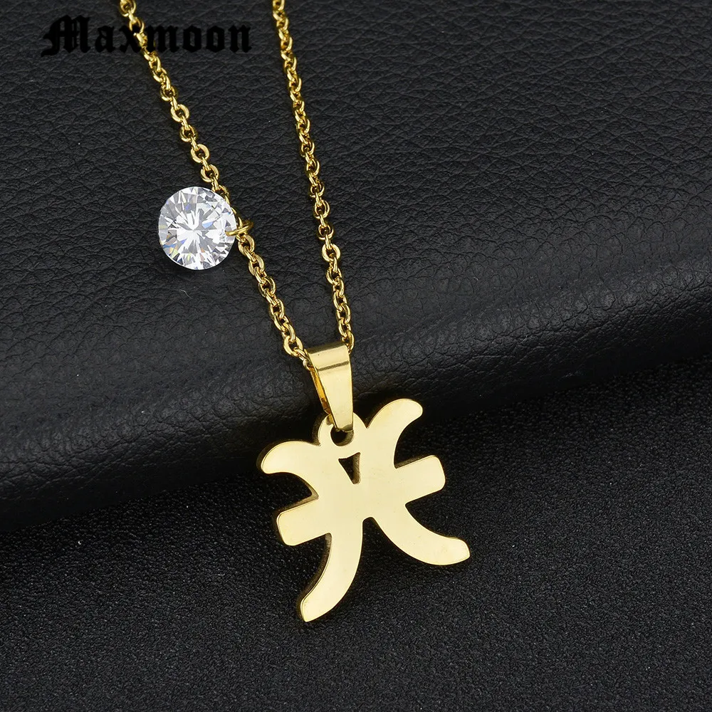 Цепочка с изображением Зодиака 12 звезд