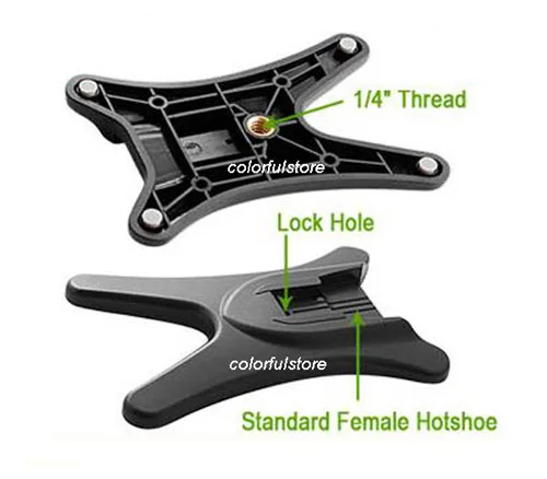 Pr Горячий башмак вспышка вспышки подставка держатель крепление для Speedlite Speedlight