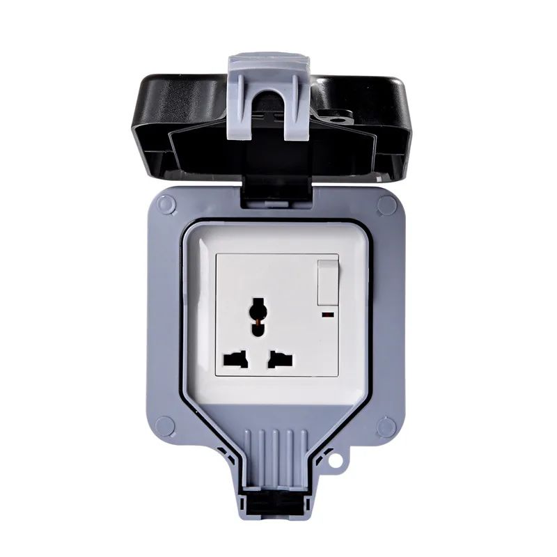 IP66 скрытый настенный выключатель пластиковая Водонепроницаемая коробка всплеск