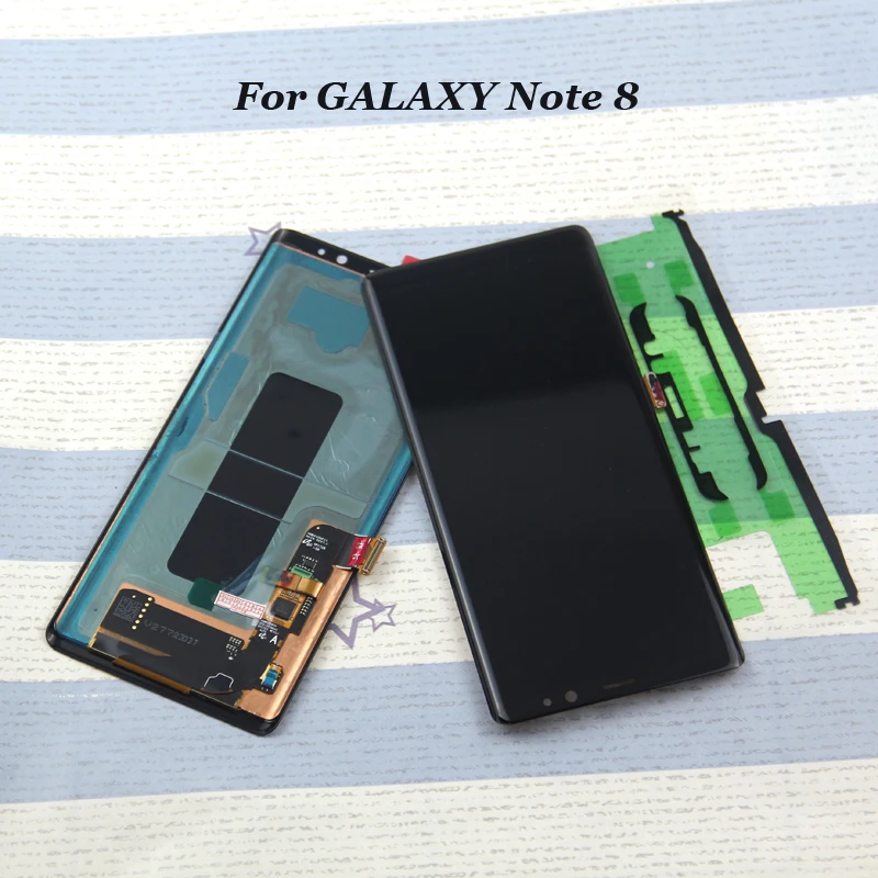 Черный ЖК-дисплей для SAMSUNG GALAXY Note 8 Note8 дисплей сенсорный экран дигитайзер сборка |