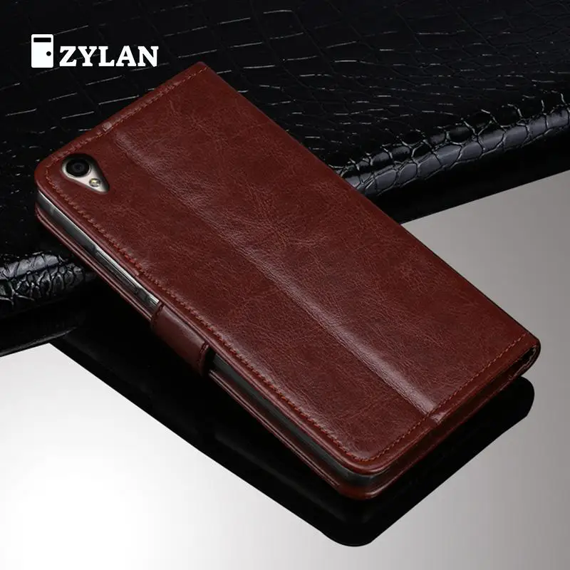 ZYLAN для OPPO R9 Plus роскошный кожаный чехол с откидной крышкой защитный телефона