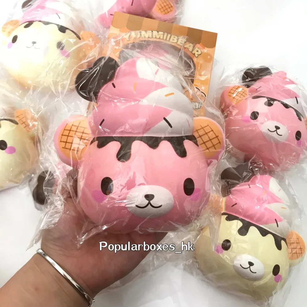 Creamiicandy yummiibear head bun squishy Slow Rising Gift Toy | Игрушки и хобби