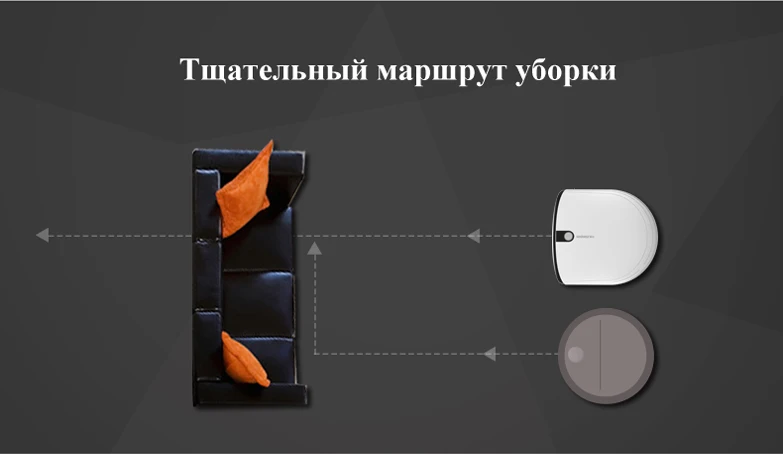 Seebest E620 MOMO 3,0 мини беспроводной аспиратор 6,3 см высота чистый робот для жесткого пола, супер тонкий Робот Пылесос