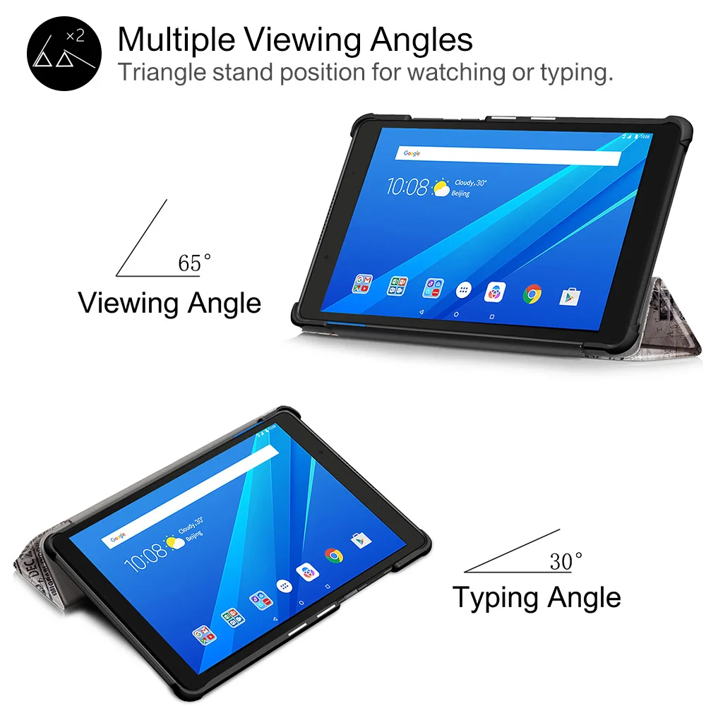 Чехол-книжка для планшета lenovo TAB E8 tablet TB-8304, Тонкий Магнитный чехол для планшета, планшет Tab E8 TB-8304F+ подарки
