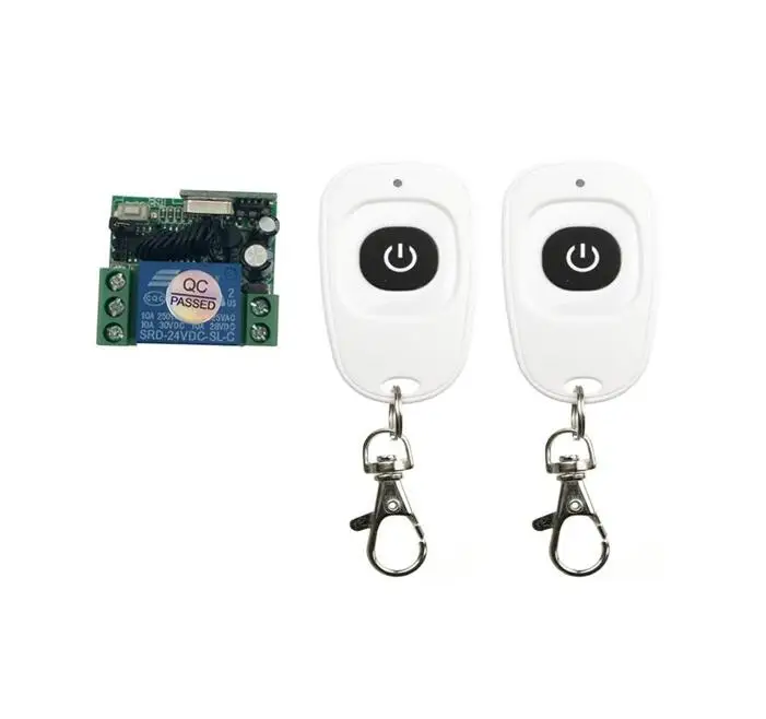 DC 24 v 1CH mini РФ беспроводной дистанционный пульт переключатель обучающий код