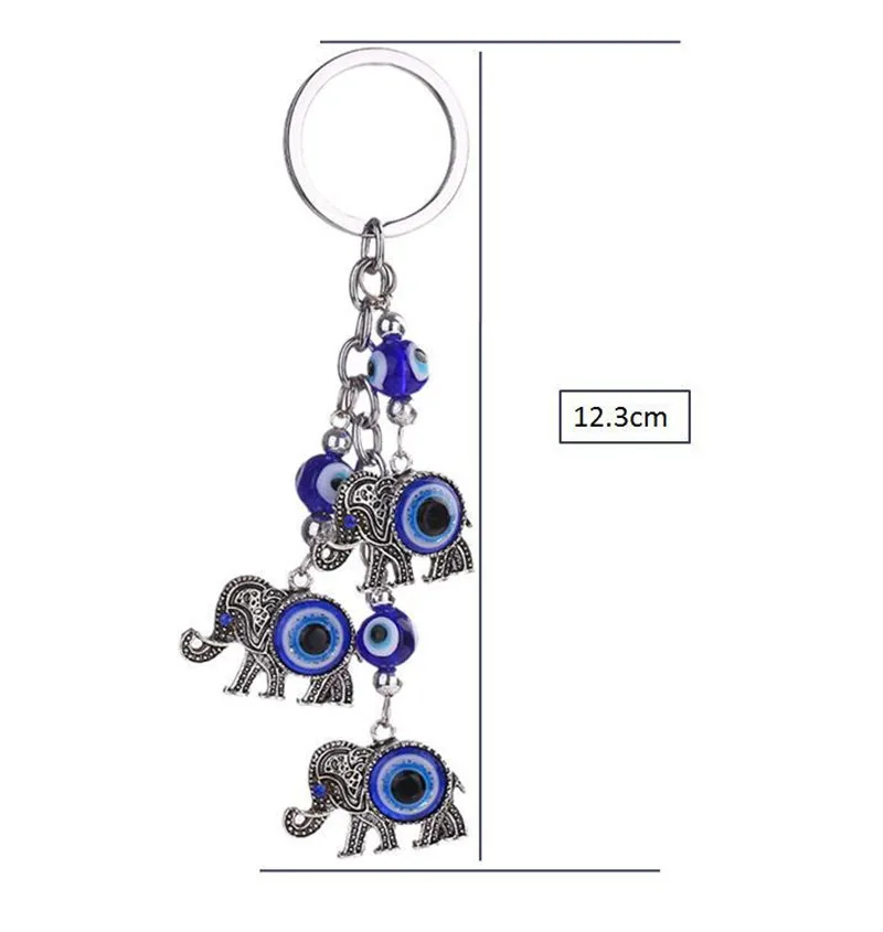 Металлический брелок для ключей милая Подвеска со стразами в виде слона морской
