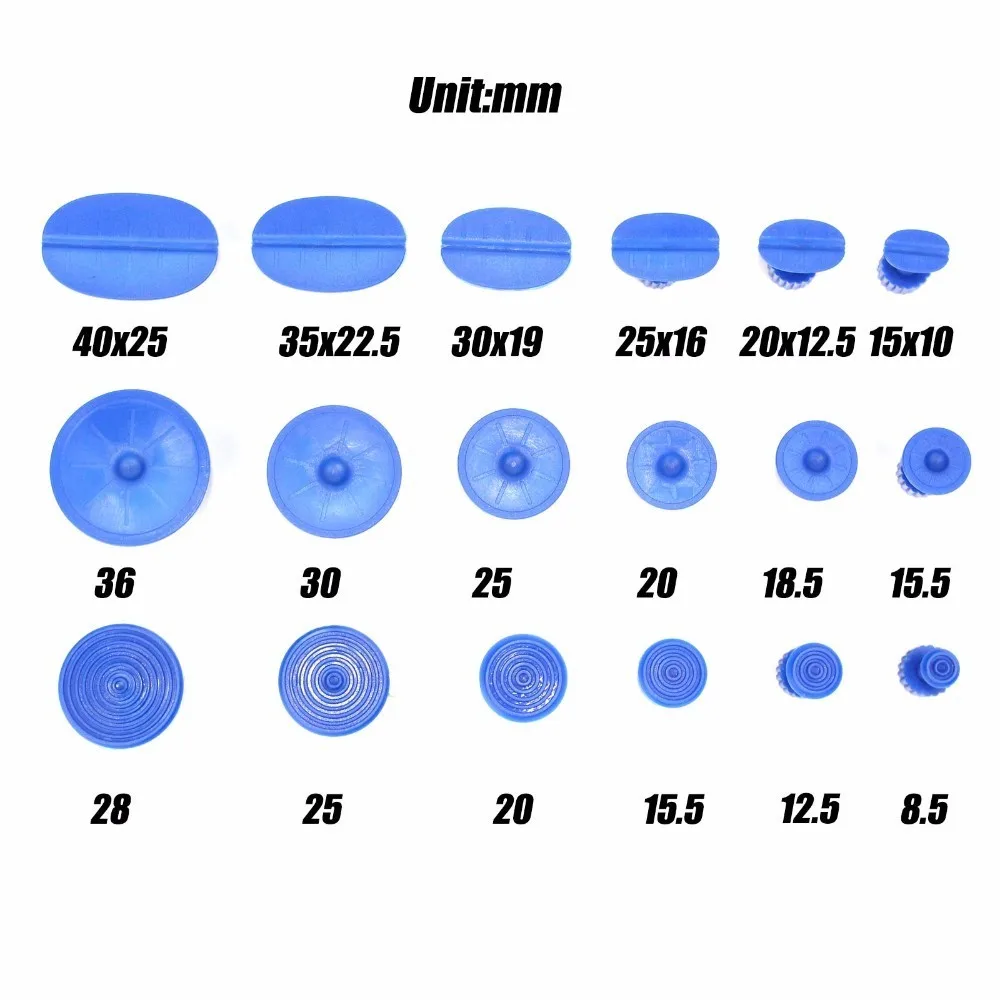 PDR ремонт клеевые Грибки высокое качество 42 штуки вкладки автомобиля