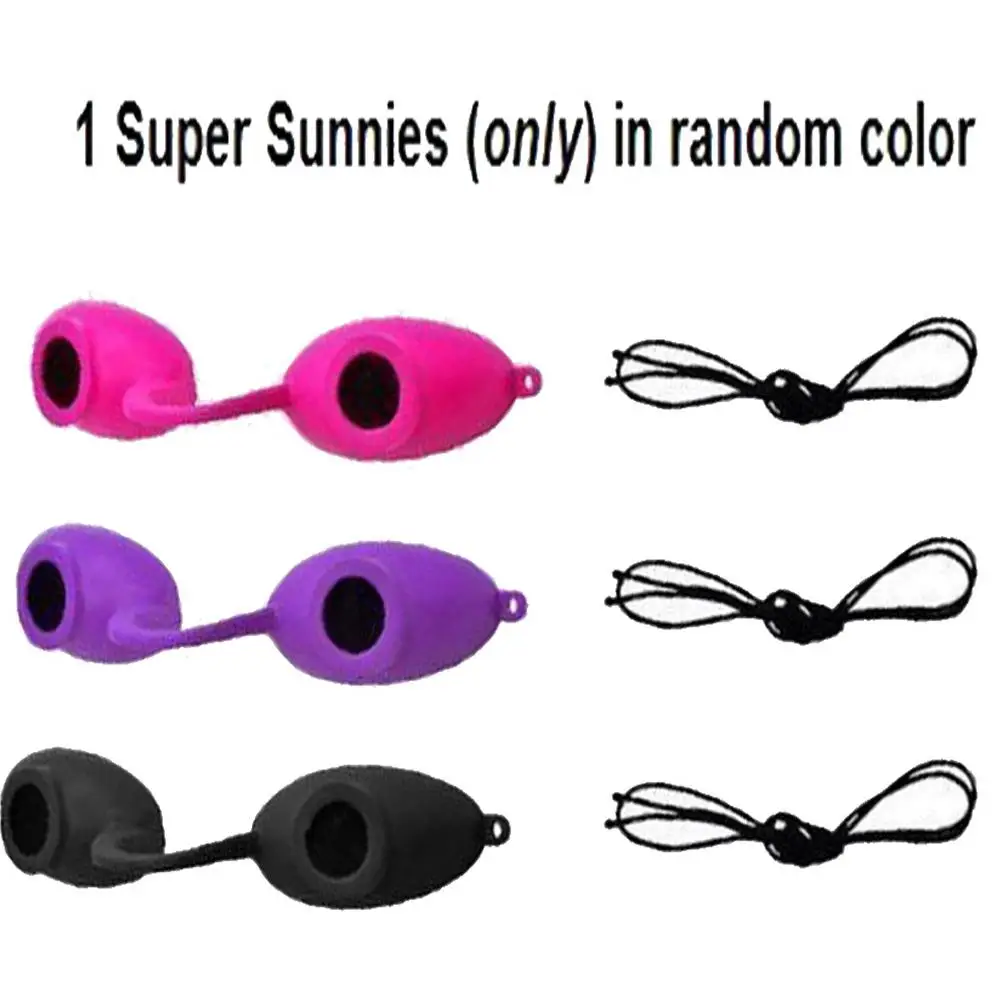 1 пара солнцезащитных прозрачных силиконовых очков эластичных для путешествий| |