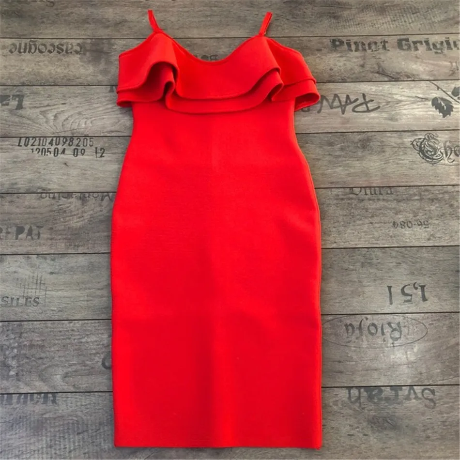 CIEMIILI летнее Новое Женское платье 2018 модное красное сексуальное до середины