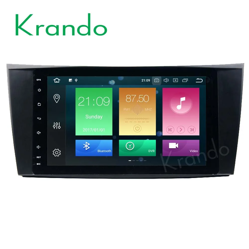 Автомобильный радиоприемник Krando Android 8 0 дюймов 32 Гб ROM для BENZ E CLASS W211 2002 2009 gps