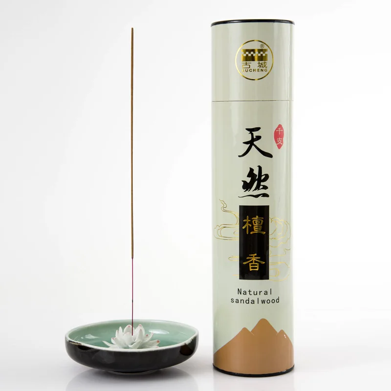 100% Аутентичные Благовония из чистого сандалового дерева бамбуковые палочки 20 см