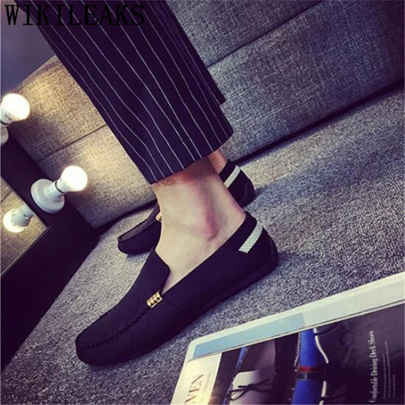 Moccasin Shoes Men Luxury Brand Casual Loafers Driving Chaussure Homme Zapatillas Hombre Heren Schoenen Bona | Обувь