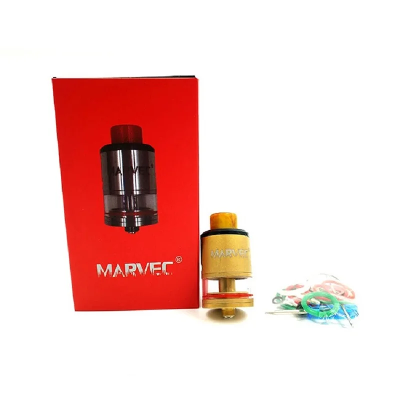 Аутентичный Marvec Miracle 24 мм RDTA Ремонтопригодный капающий бак распылитель для vape