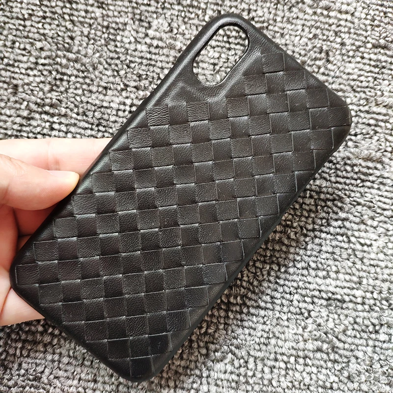 Модный тканый чехол из натуральной овечьей кожи для iPhone 5 6 6S 7 8 Plus X XR XS телефона MAX |