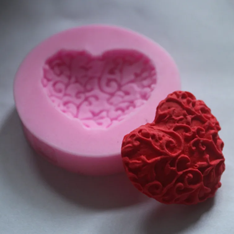 Новые кружевные формы для торта с сердечками love FM087|mould for|chocolate mouldfondant cake mold |