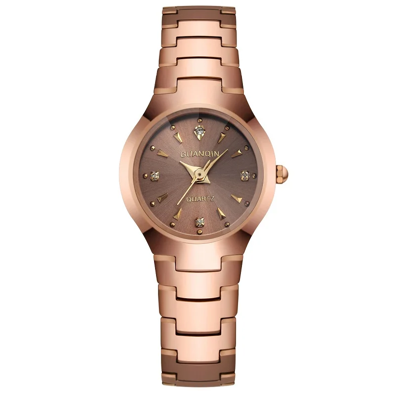Relogio feminino GuanQin 2018 модные женские часы из вольфрамовой стали люксовый Топ бренд