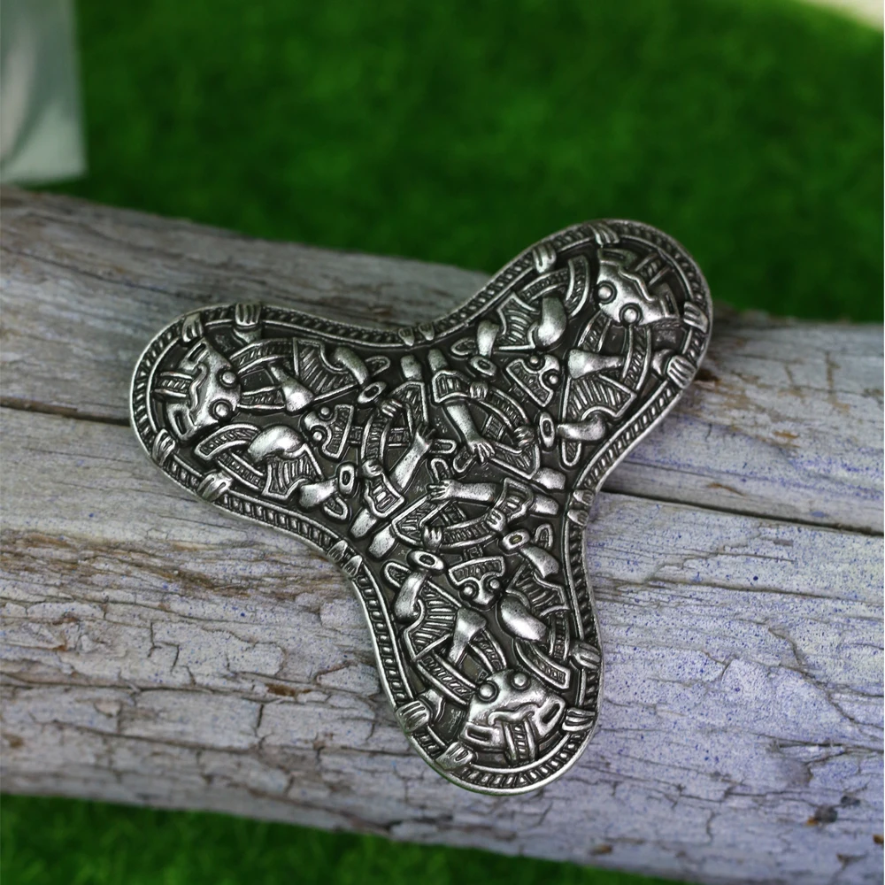 LANGHONG 1 шт. Legendry скандинавский Викинг брошь амулет фибула викингов бижутерия