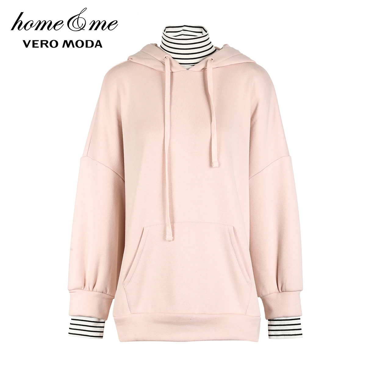 Vero Moda Весна и лето Поддельные из двух частей подкладка щеткой Досуг толстовки